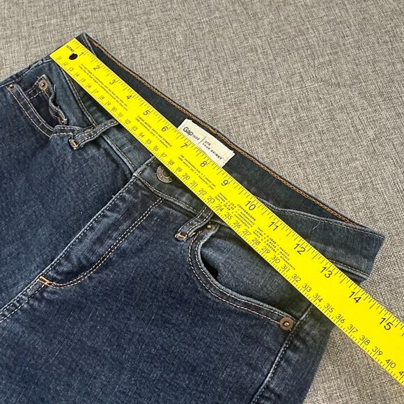Gap 1960 True‎ Skinny Jeans 27 waist Regular Cotton Blend Low Rise Dark Blue - Picture 9 of 12